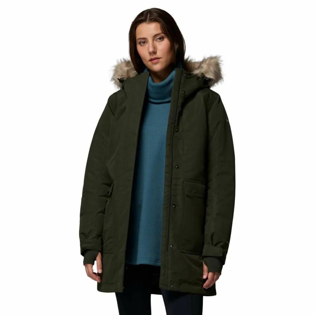 Outdoor Jack-Columbia Little Si II parka outdoor jack dames greenscape