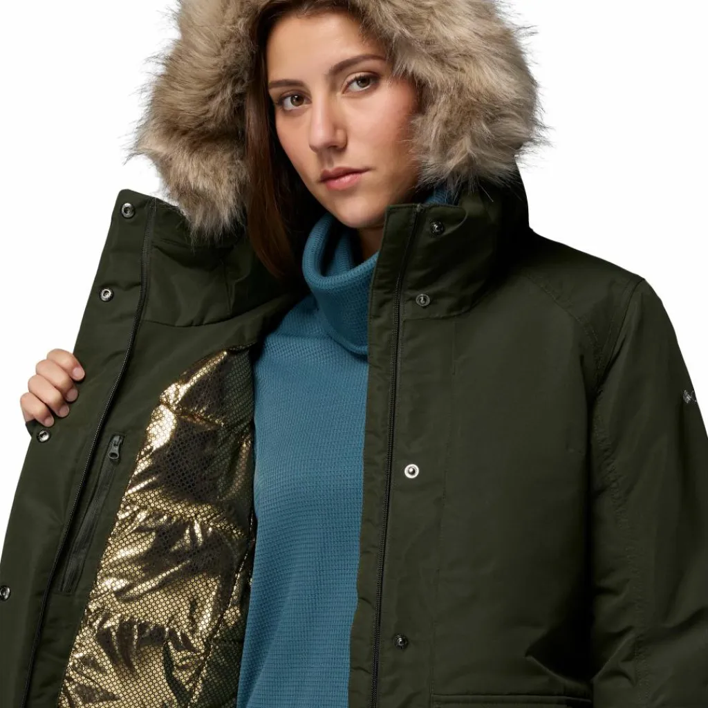 Outdoor Jack-Columbia Little Si II parka outdoor jack dames greenscape