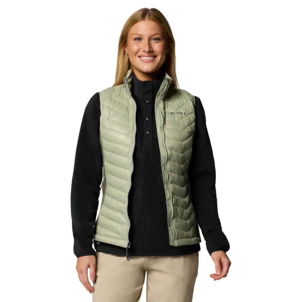 Columbia Powder Pass II bodywarmer dames safari stone green< Outdoor Jack