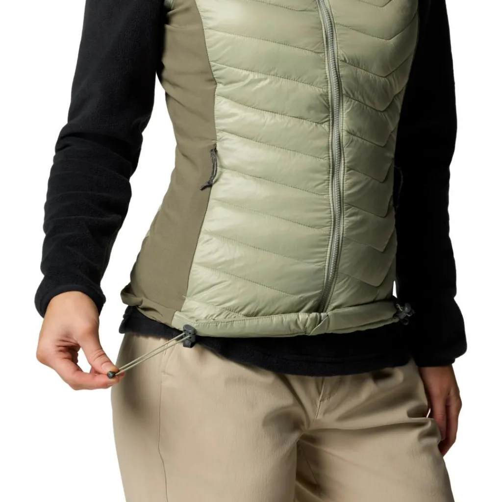 Columbia Powder Pass II bodywarmer dames safari stone green< Outdoor Jack