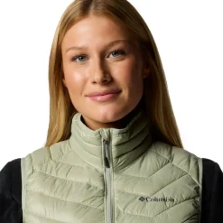 Columbia Powder Pass II bodywarmer dames safari stone green< Outdoor Jack