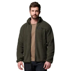 Columbia Rugged Ridge High Pile fleece vest heren greenscape< Fleece Vest