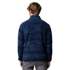 Columbia Rugged Ridge High Pile Half Zip sweater heren coll navy deschutes day< Outdoor Trui