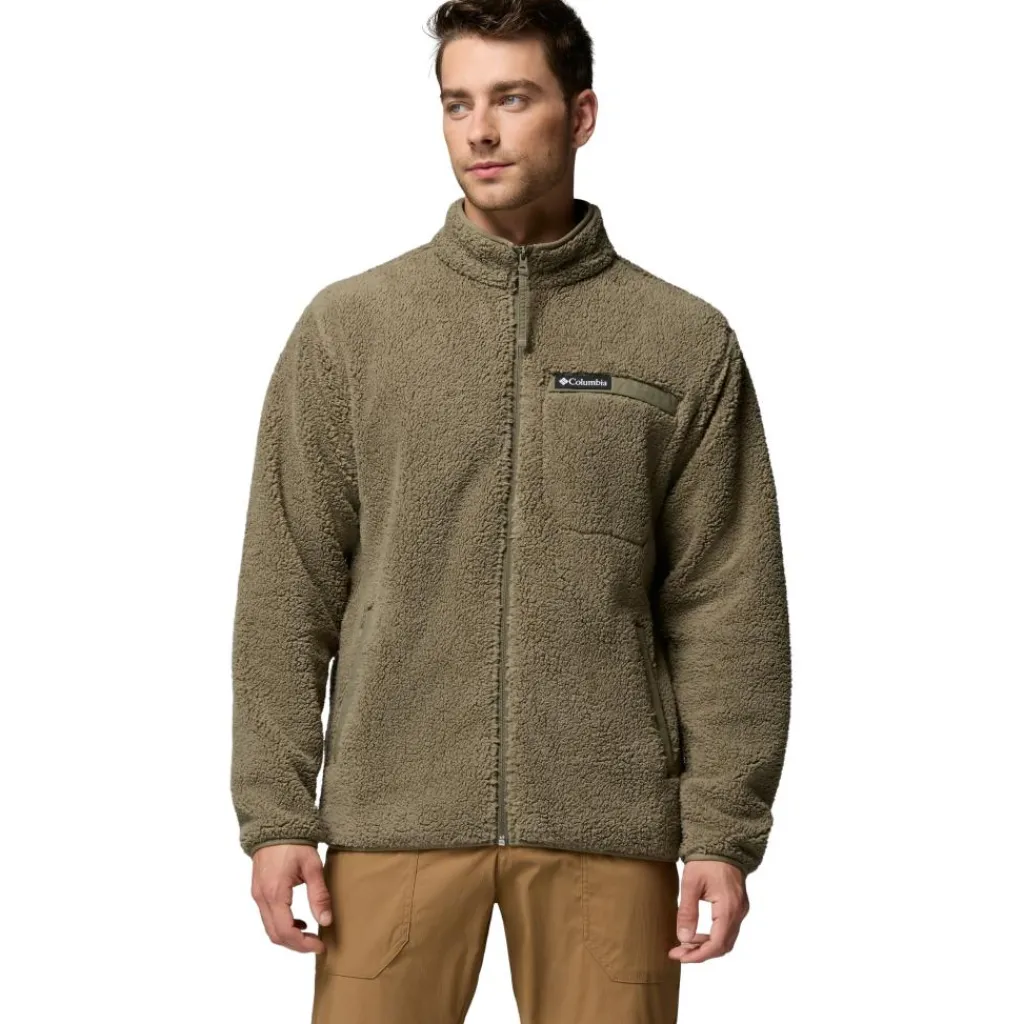 Columbia Rugged Ridge Sherpa fleece vest heren stone green< Fleece Vest