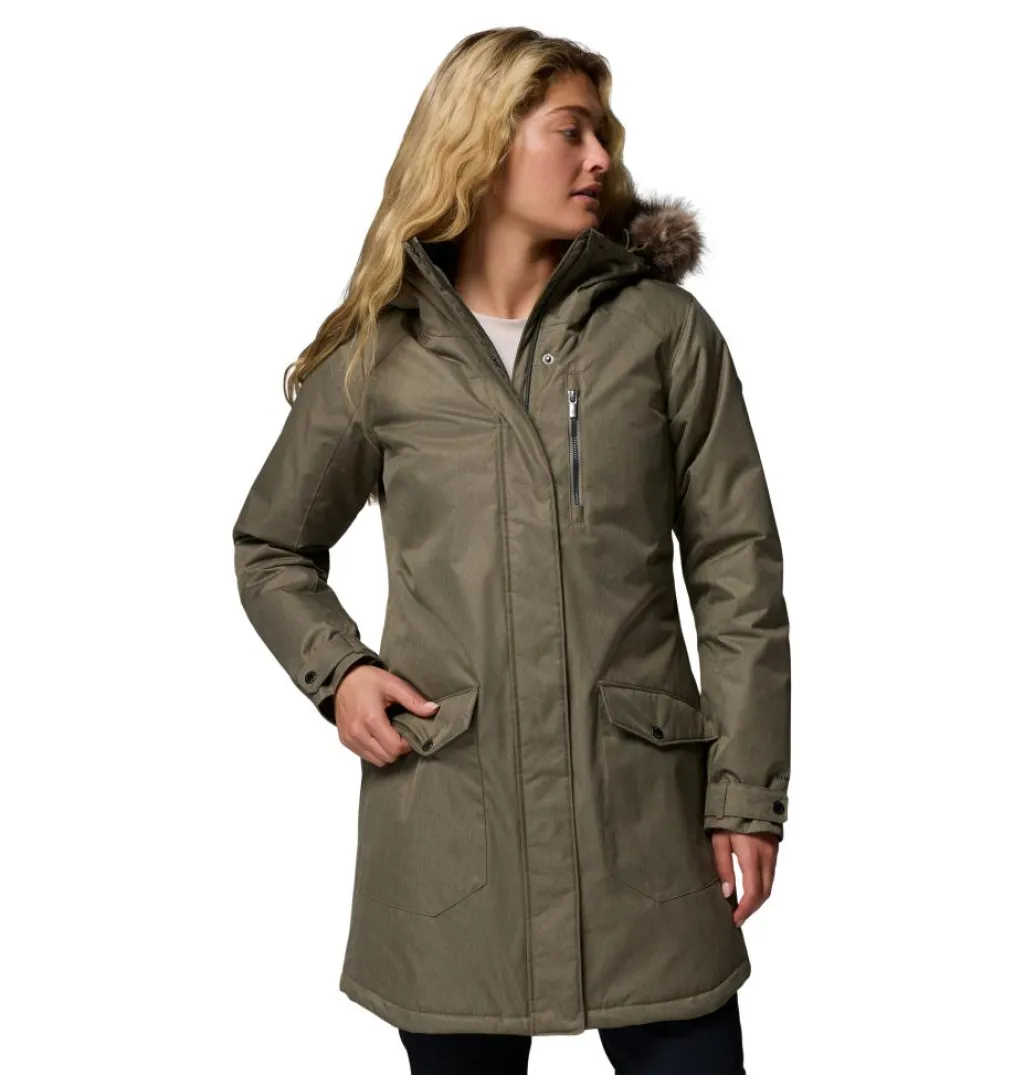 Outdoor Jack-Columbia Suttle Mountain parka outdoor jack dames stone green