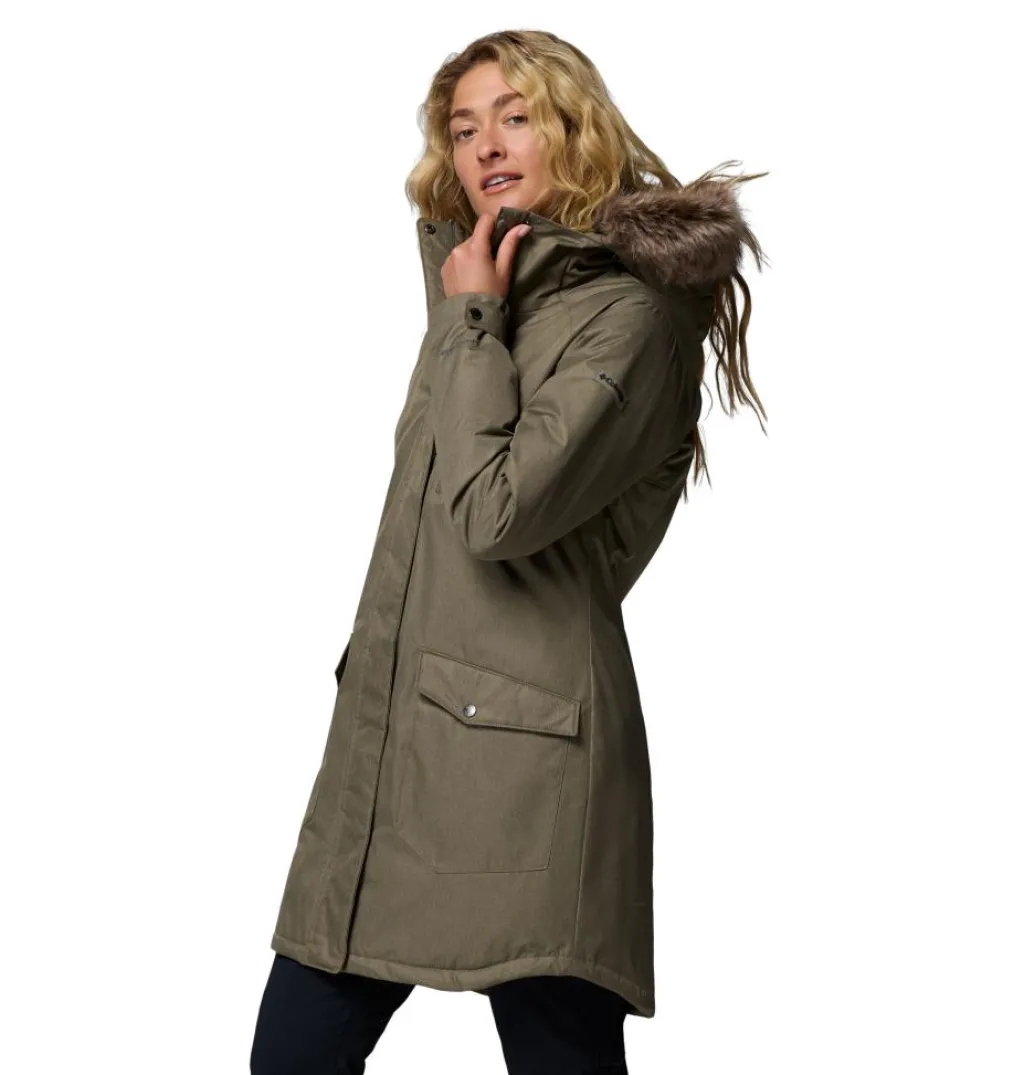 Outdoor Jack-Columbia Suttle Mountain parka outdoor jack dames stone green