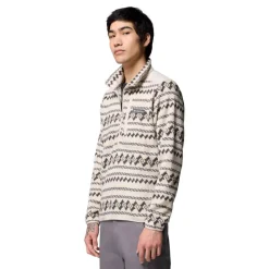Outdoor Trui-Columbia Sweater Weather II Printed Half Zip sweater heren dark stone knitknot