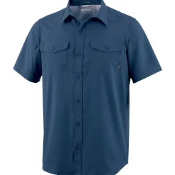 Outdoor Shirt-Columbia Utilizer II Solid SS overhemd heren collegiate navy