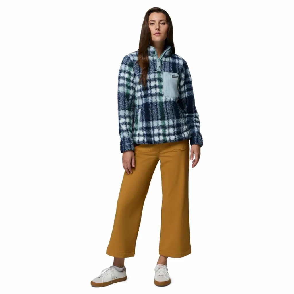Outdoor Trui-Columbia West bend II sweater dames crushed blue herringplaid