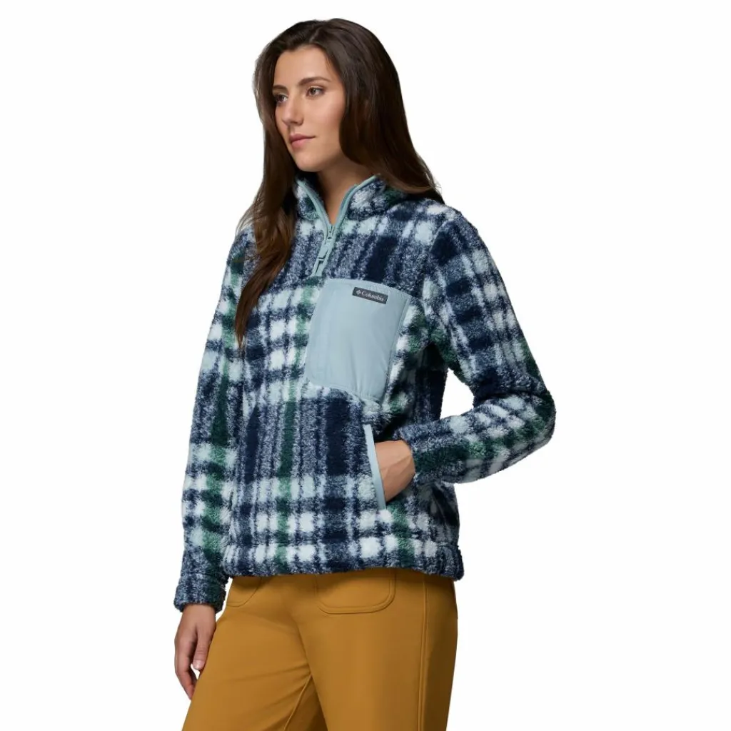 Outdoor Trui-Columbia West bend II sweater dames crushed blue herringplaid