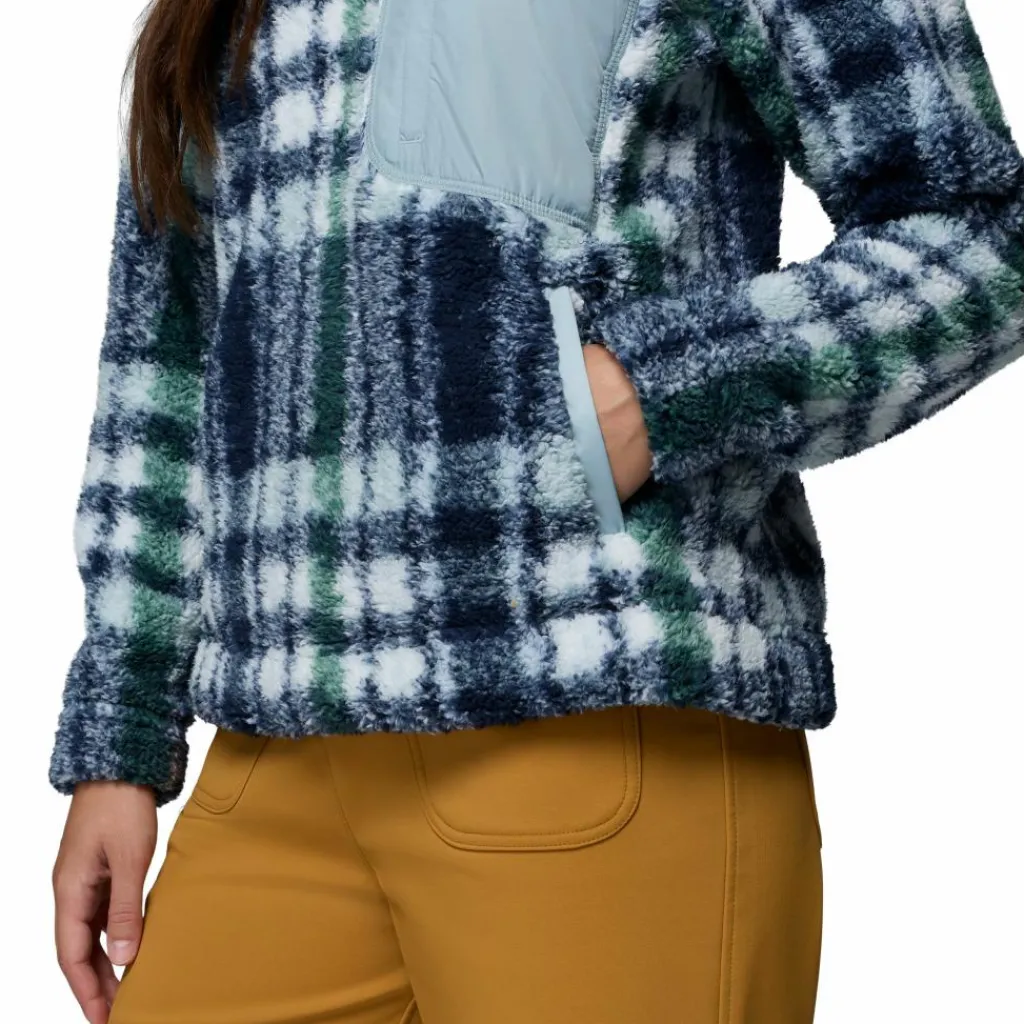 Outdoor Trui-Columbia West bend II sweater dames crushed blue herringplaid
