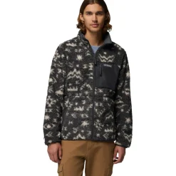 Fleece Vest-Columbia Winter Pass Reversible fleece vest heren shark peaked tonal