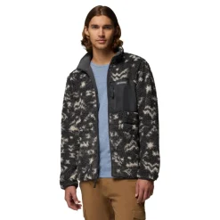 Fleece Vest-Columbia Winter Pass Reversible fleece vest heren shark peaked tonal