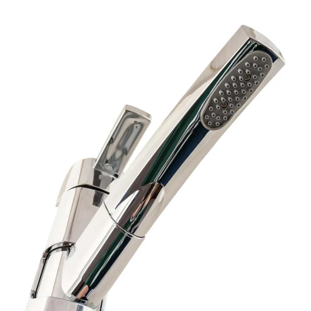 Kranen-Comet Capri mengkraan met uitneembare sproeikop boorgat 33mm