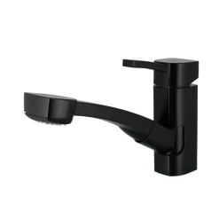 Comet Capri mengkraan zwart met uitneembare sproeikop  boorgat 33 mm< Kranen