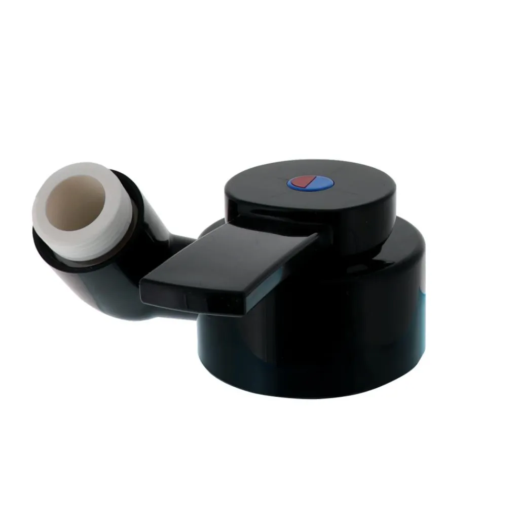 Comet Florenz douche mengkraan zwart, boorgat 33 mm< Kranen