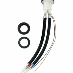 Comet Florenz douche mengkraan zwart, boorgat 33 mm< Kranen