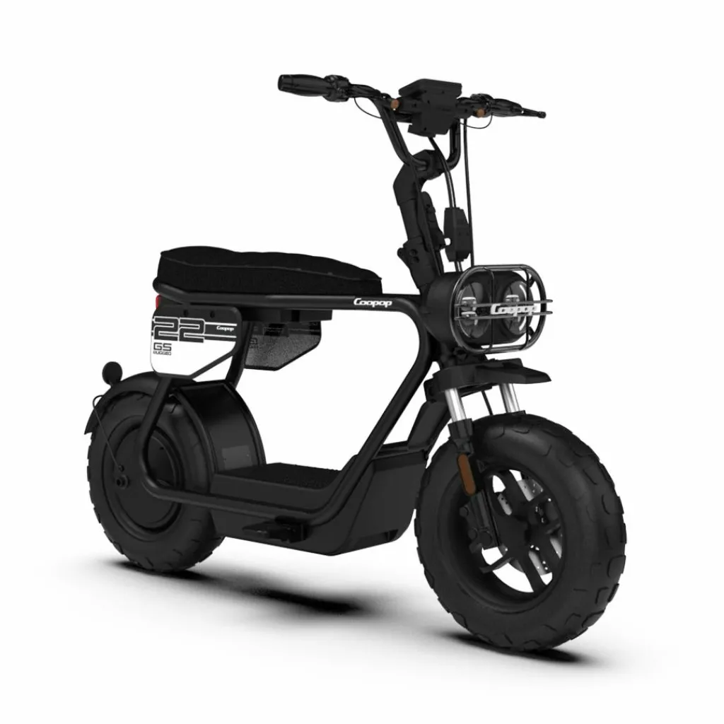 Coopop Rugged GS elektrische scooter midnight< Fietsen