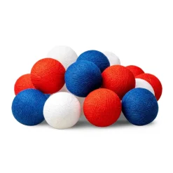 Cotton Ball Lights Dutch Edition lichtsnoer rood wit blauw< Verlichting|Verlichting 230 Volt
