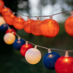 Cotton Ball Lights Dutch Edition lichtsnoer rood wit blauw< Verlichting|Verlichting 230 Volt