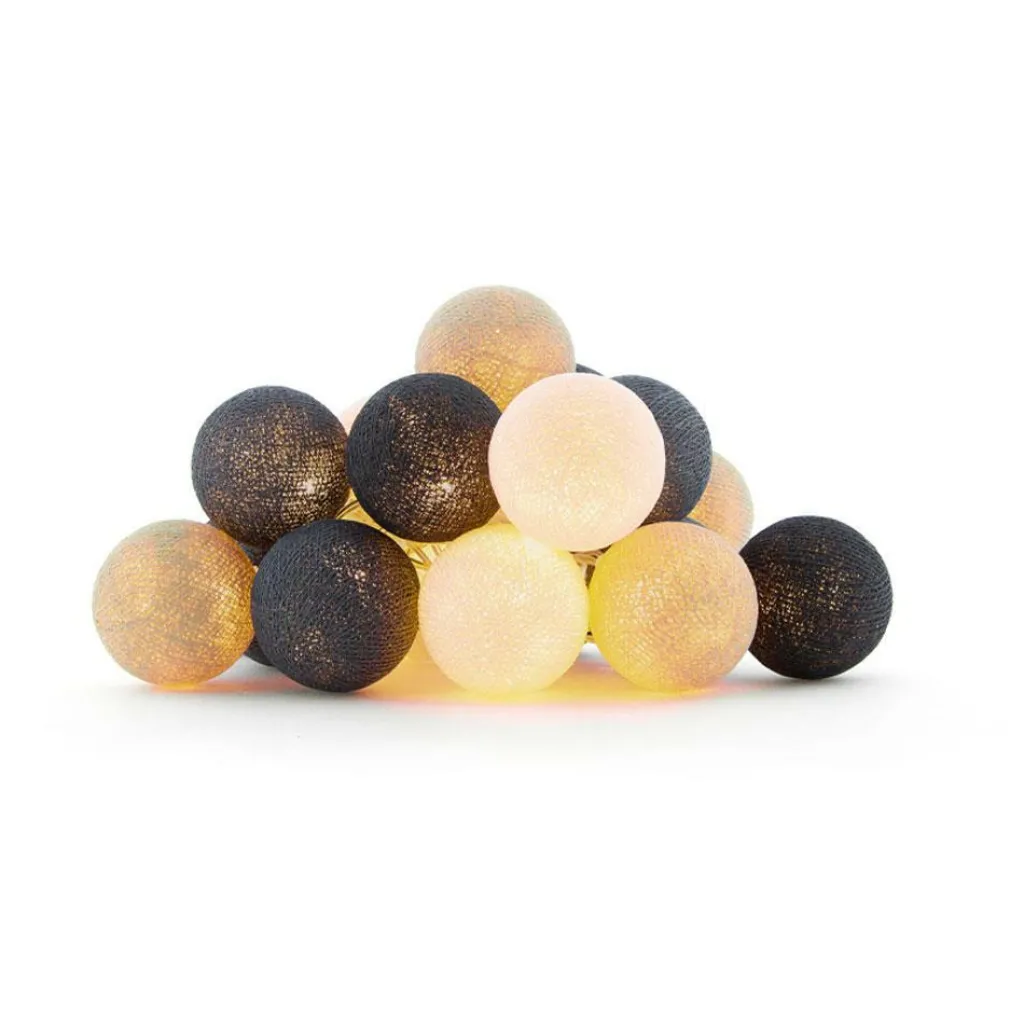 Cotton Ball Lights Outdoor lichtsnoer glamping cashmere< Verlichting|Verlichting 230 Volt