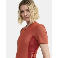 Fietskleding-Craft ADV Endurance fietsshirt dames astro rhubarb