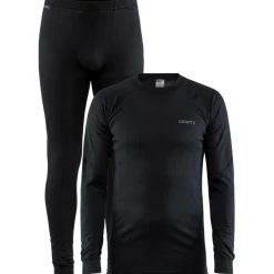 Thermokleding|Wintersport-Craft CORE Dry Baselayer thermokleding set heren black