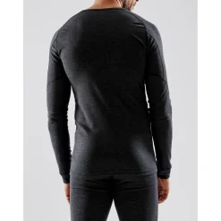 Craft CORE Wool Merino LS thermoshirt heren black< Thermokleding|Wintersport