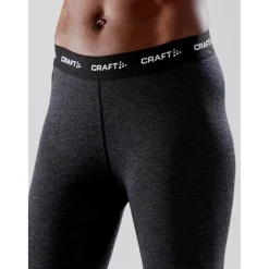 Craft Core Wool Merino thermobroek dames black< Thermokleding|Wintersport