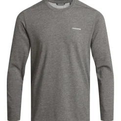 Outdoor Shirt-Craghoppers NosiLife Abel shirt heren black pepper marl