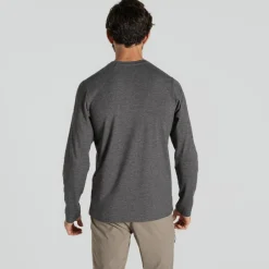 Outdoor Shirt-Craghoppers NosiLife Abel shirt heren black pepper marl