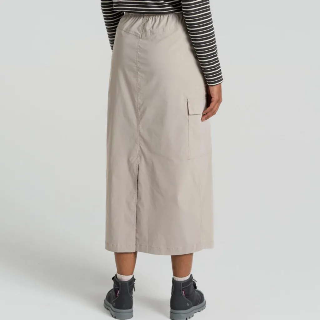 Outdoor Jurk & Rok-Craghoppers NosiLife Adventure rok dames soft mushroom