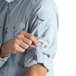 Craghoppers NosiLife Adventure III overhemd heren niagra blue< Outdoor Shirt