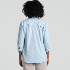 Outdoor Shirt-Craghoppers NosiLife Adventure III blouse dames nimbus blue