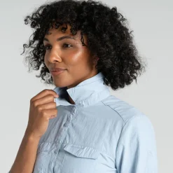 Outdoor Shirt-Craghoppers NosiLife Adventure III blouse dames nimbus blue