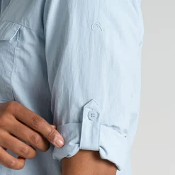 Outdoor Shirt-Craghoppers NosiLife Adventure III blouse dames nimbus blue