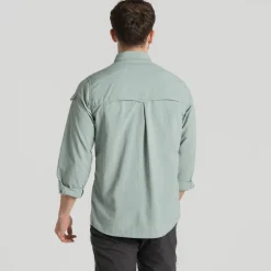 Craghoppers NosiLife Adventure III overhemd heren light green< Outdoor Shirt