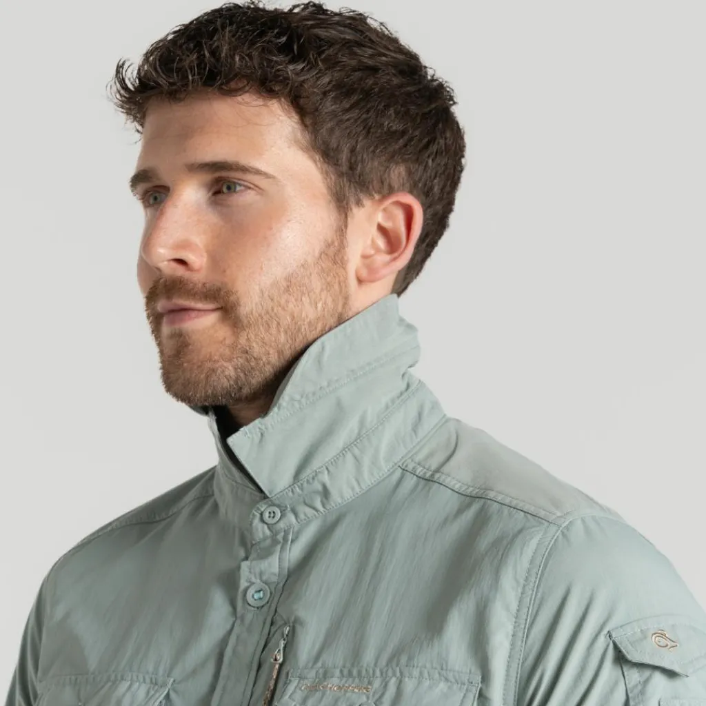 Craghoppers NosiLife Adventure III overhemd heren light green< Outdoor Shirt