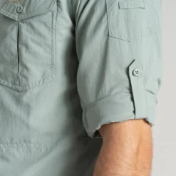 Craghoppers NosiLife Adventure III overhemd heren light green< Outdoor Shirt