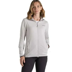 Fleece Vest-Craghoppers NosiLife Afia fleece vest dames light grey marl