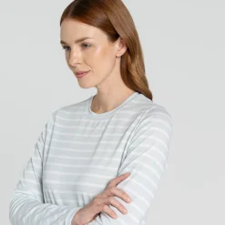 Craghoppers NosiLife Akona shirt dames nimbus blue stripe< Outdoor Shirt