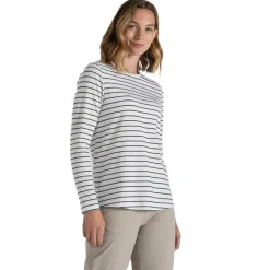 Outdoor Shirt-Craghoppers NosiLife Akona shirt dames blue navy stripe