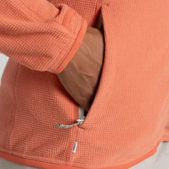 Craghoppers NosiLife Anya fleece vest dames red sandstone< Fleece Vest