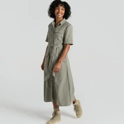 Outdoor Jurk & Rok-Craghoppers NosiLife Carina Adventure jurk dames vert
