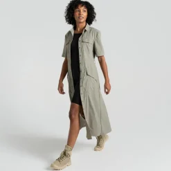 Outdoor Jurk & Rok-Craghoppers NosiLife Carina Adventure jurk dames vert