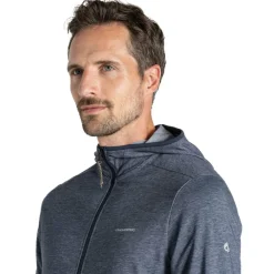 Craghoppers NosiLife Deft fleece vest heren blue navy marl< Fleece Vest