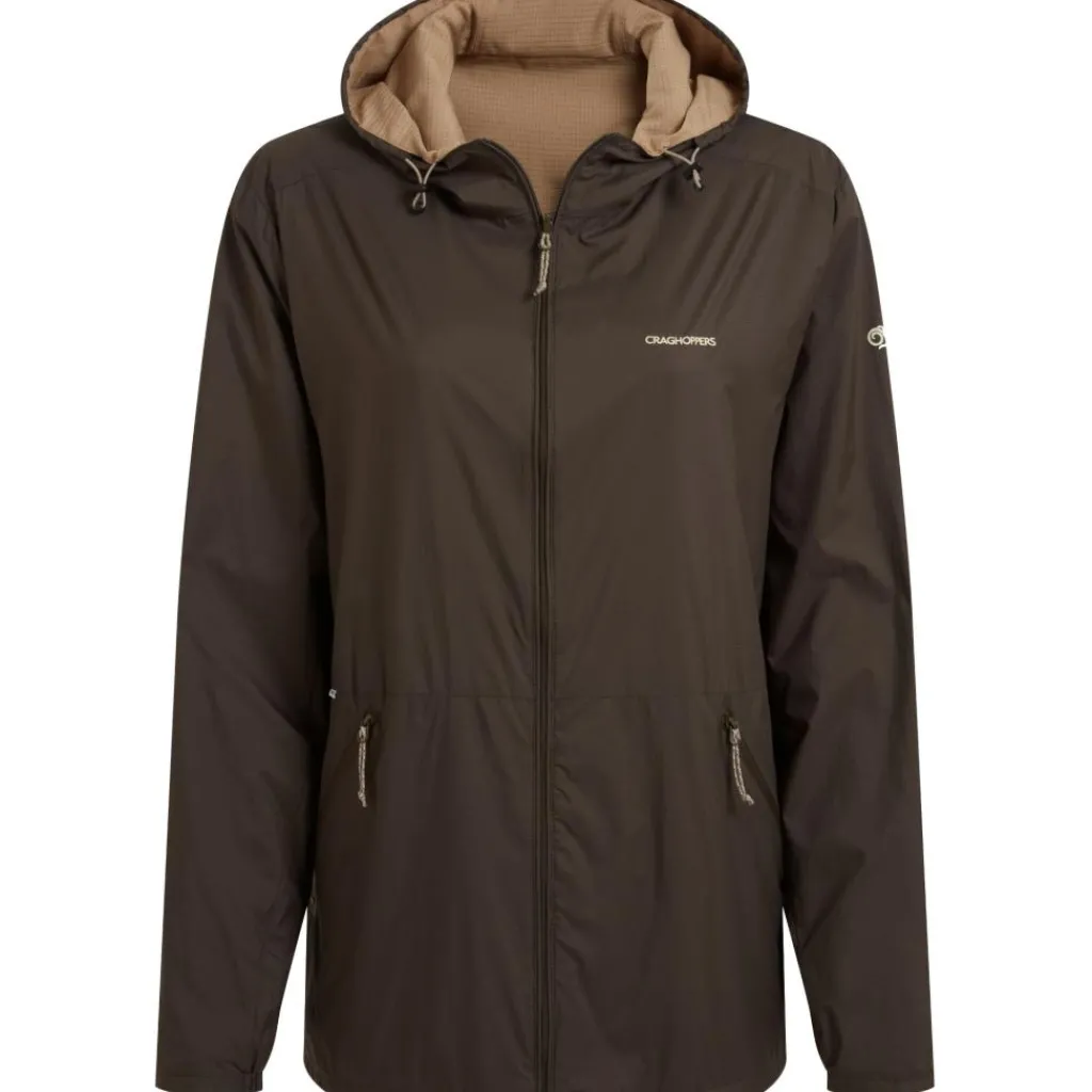 Craghoppers NosiLife Ovis Reversible outdoor jack heren woodland green eartenware< Outdoor Jack