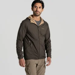 Craghoppers NosiLife Ovis Reversible outdoor jack heren woodland green eartenware< Outdoor Jack