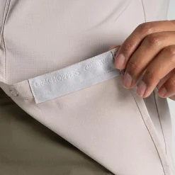 Outdoor Shirt-Craghoppers NosiLife Pro III blouse dames soft mushroom