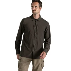 Craghoppers NosiLife Pro V overhemd heren woodland green< Outdoor Shirt